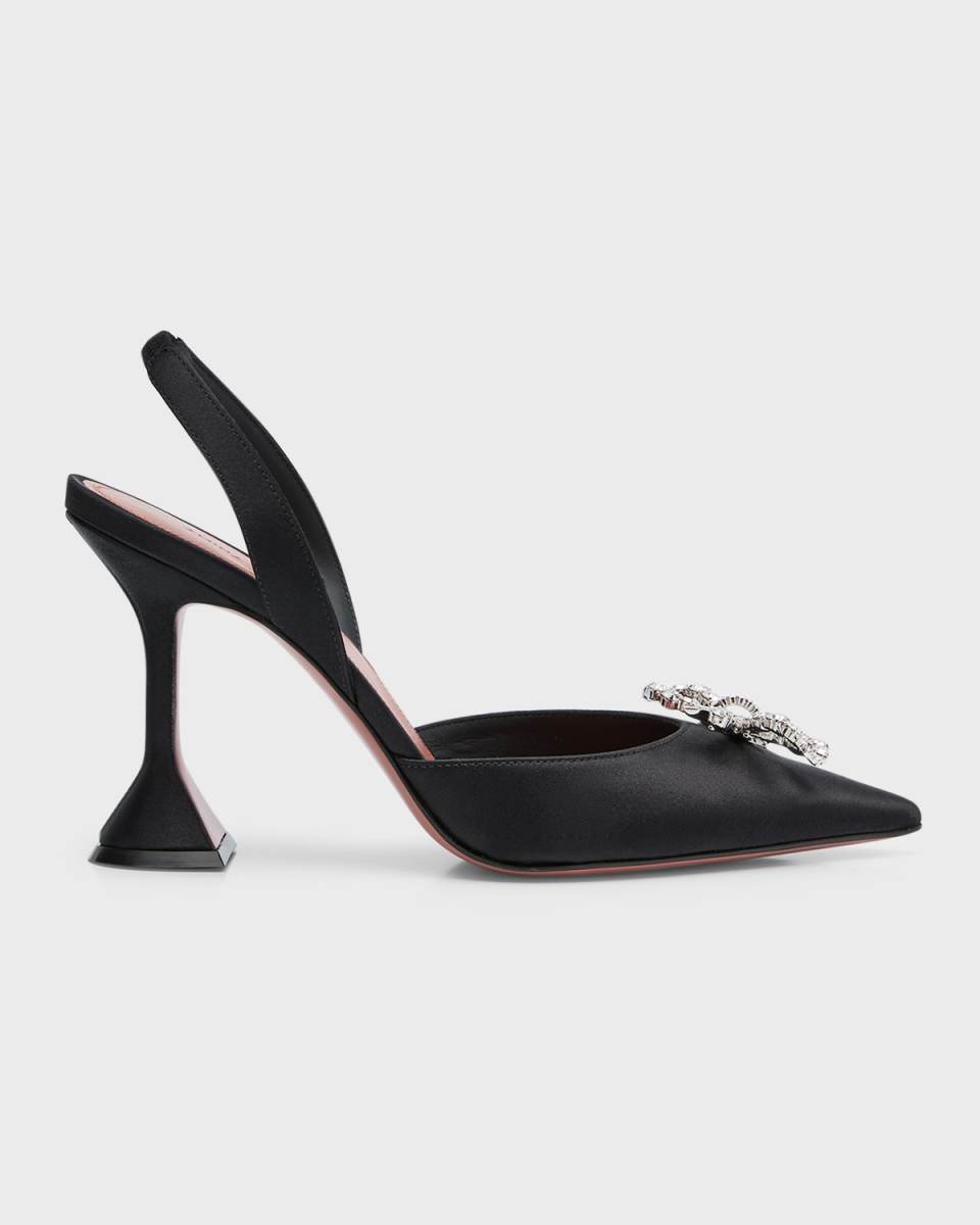 Rosie Crystal Bow Halter Pumps